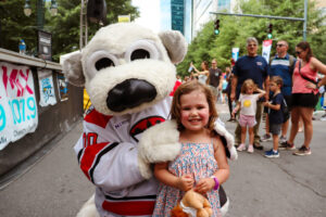 Mascot Meet and Greet 2024 Chubby Checker 6 (credit Sophia Simone)